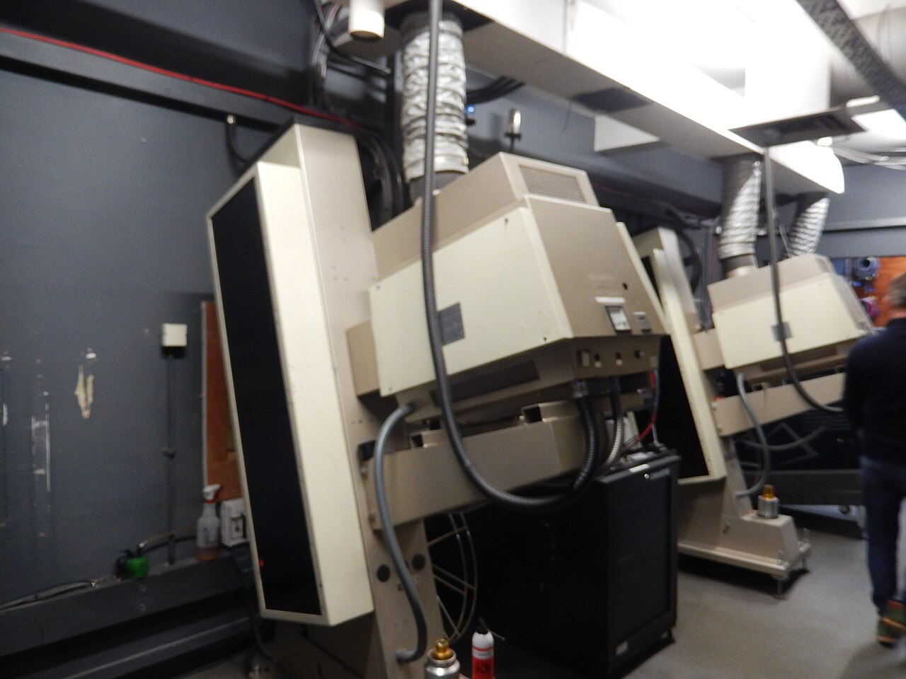 Glasgow Film Theatre projection room; contextual photograph. Photo: