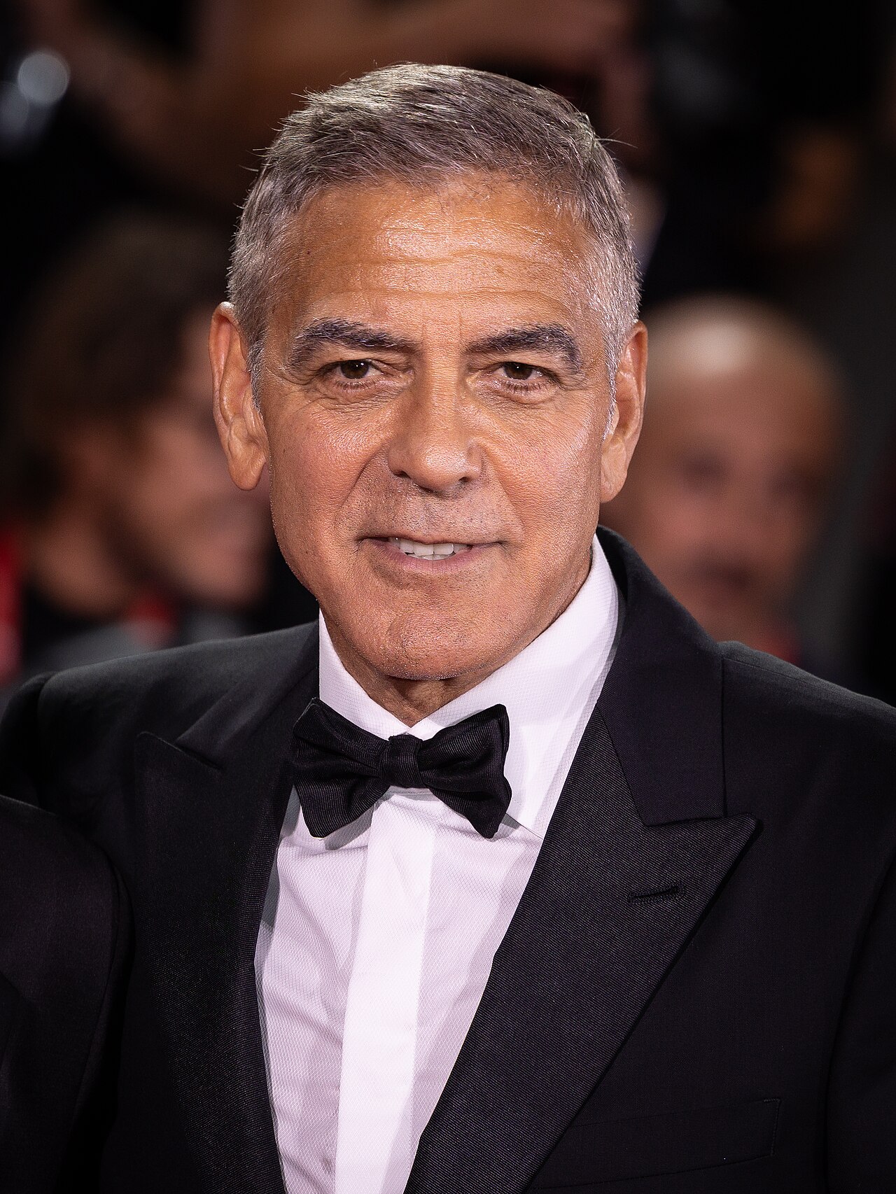 George Clooney at the 2024 Venice Film Festival; archival portrait, not a photograph of the speeches discussed. Photo: